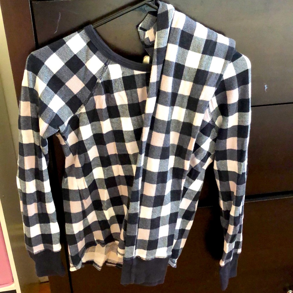 Victoria’s Secret plaid thermal pajamas